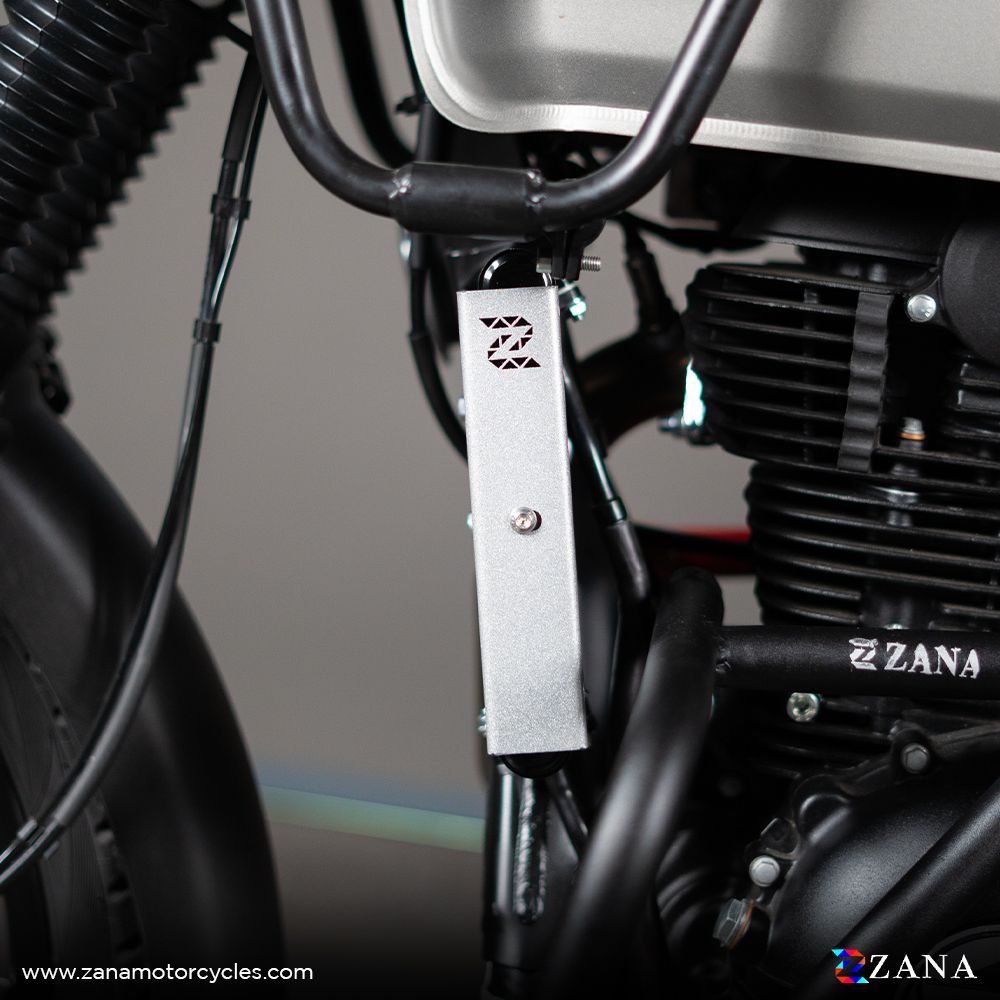 Silver Radiator Guard Honeycomb for Scram 411 & Himalayan BS-3/4/6-(Half) by ZANA-ZI-8207