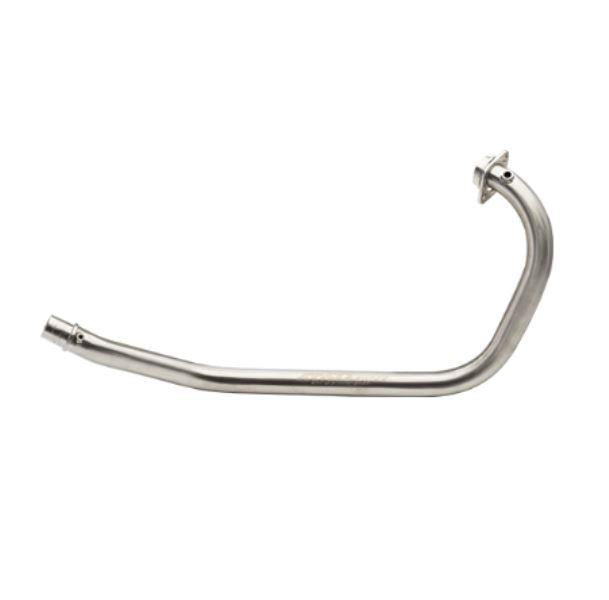 Silver Satllion-Bend Pipes (Brushed) For Triumph-Blaze