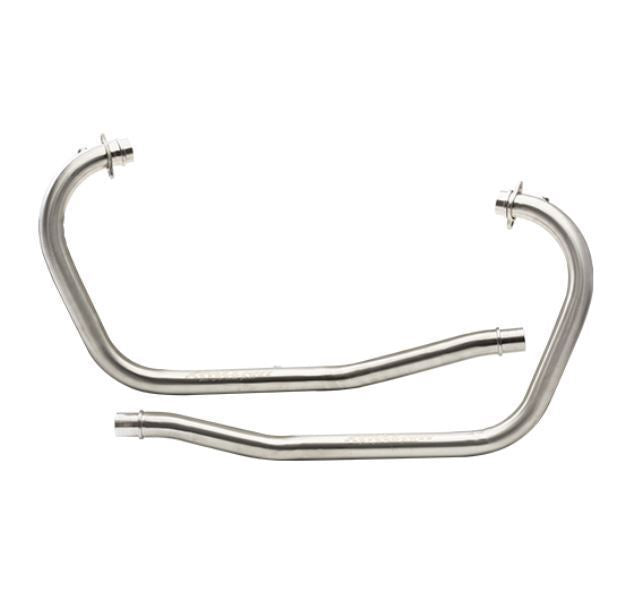 Silver Stallion-Bend Pipes (Silver) For Royal Enfield Classic 650 (Cruiser)
