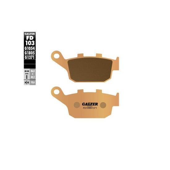 Sintered Brake Pads - Galfer FD103G1371