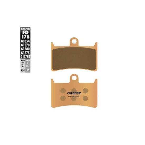Sintered Brake Pads - Galfer FD178G1370