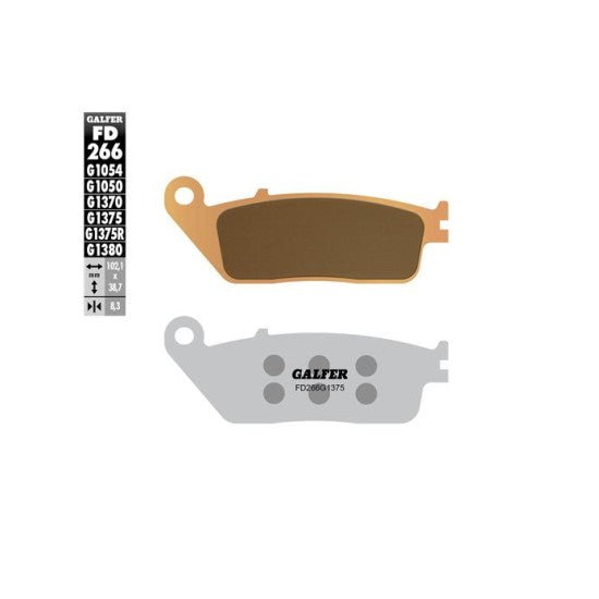 Sintered Brake Pads - Galfer FD266G1375