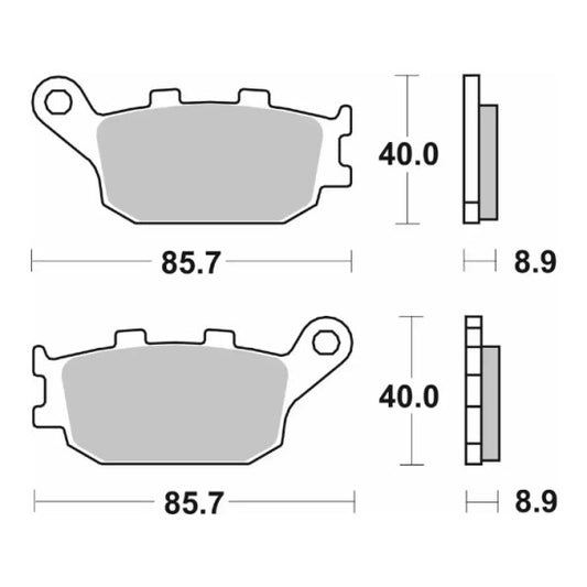 Sintered Brake Pads - SBS 657LS