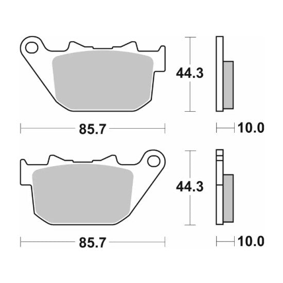 Sintered Brake Pads - SBS 808H.LS