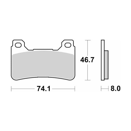 Sintered Brake Pads - SBS 809HS