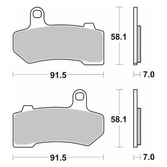 Sintered Brake Pads - SBS 830H.HS