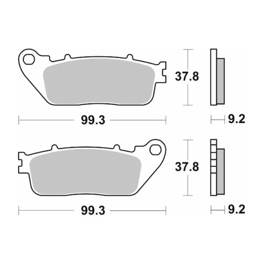 Sintered Brake Pads - SBS 862LS