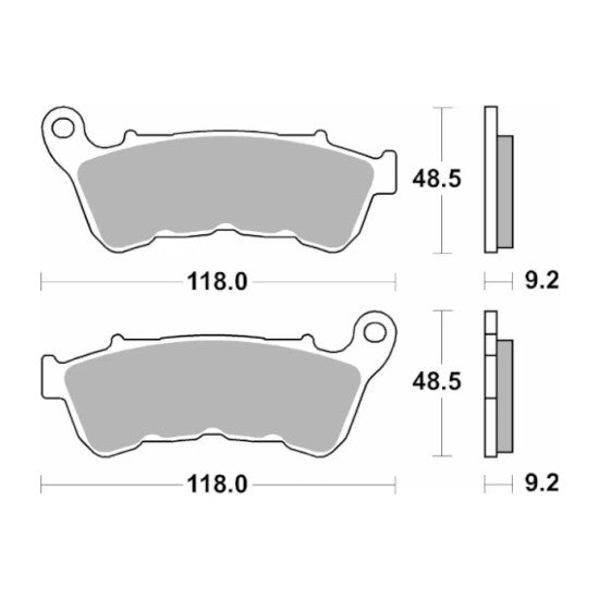 Sintered Brake Pads - SBS 934H.HS