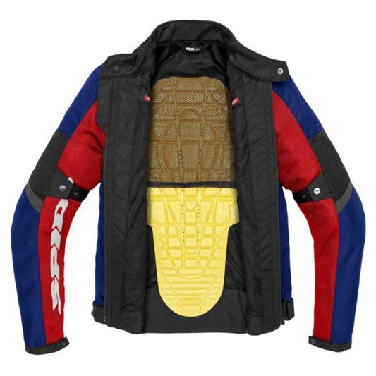 Spidi Tek Net Jacket - Black Blue Red