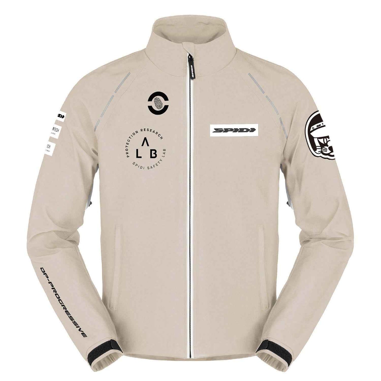 Spidi Pit Lane Highly Ventilated Motorcycle Riding Jacket (Beige)
