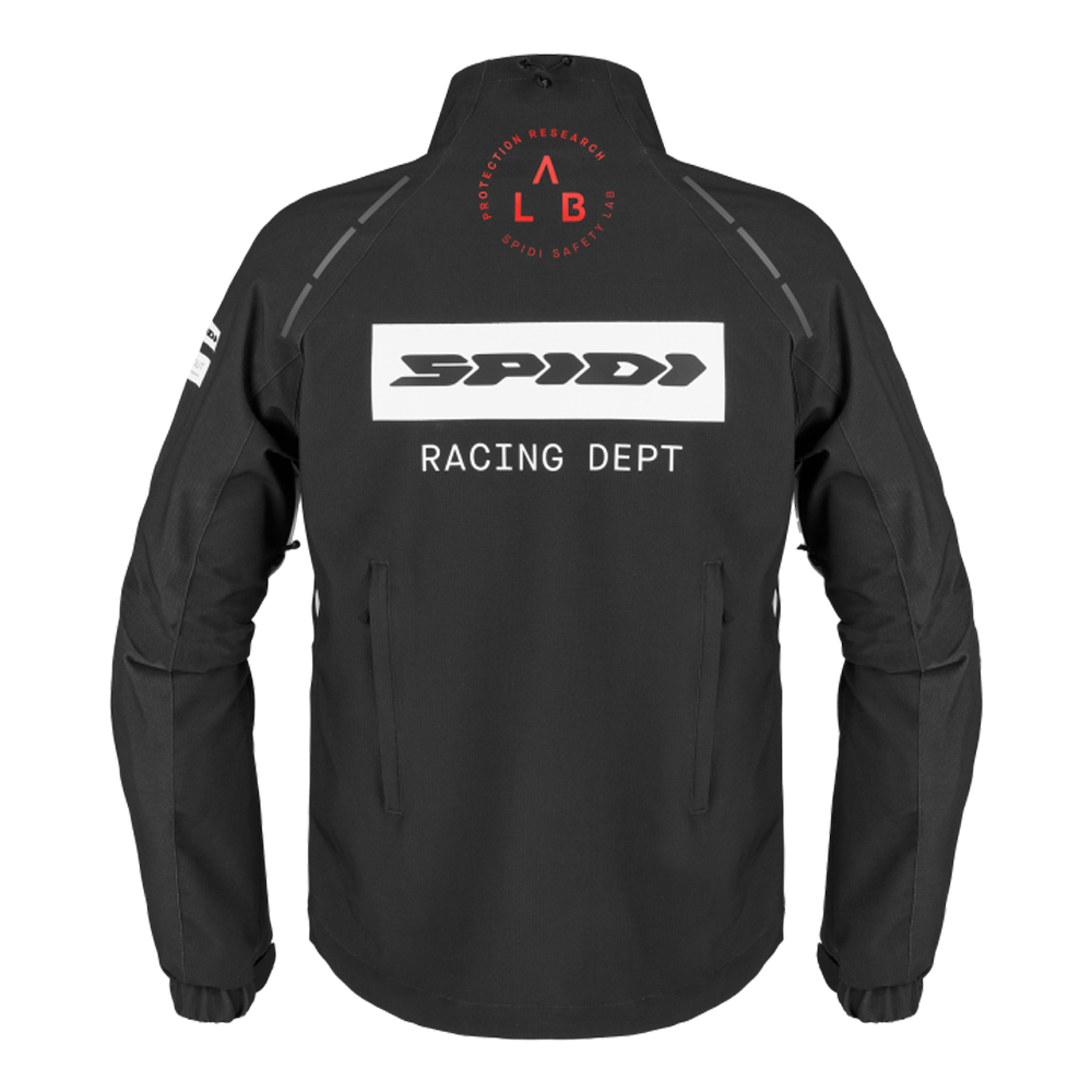 Spidi Pit Lane Highly Ventilated Motorcycle Riding Jacket (Black)
