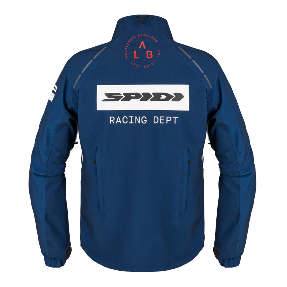Spidi Pit Lane Highly Ventilated Motorcycle Riding Jacket (Blue)