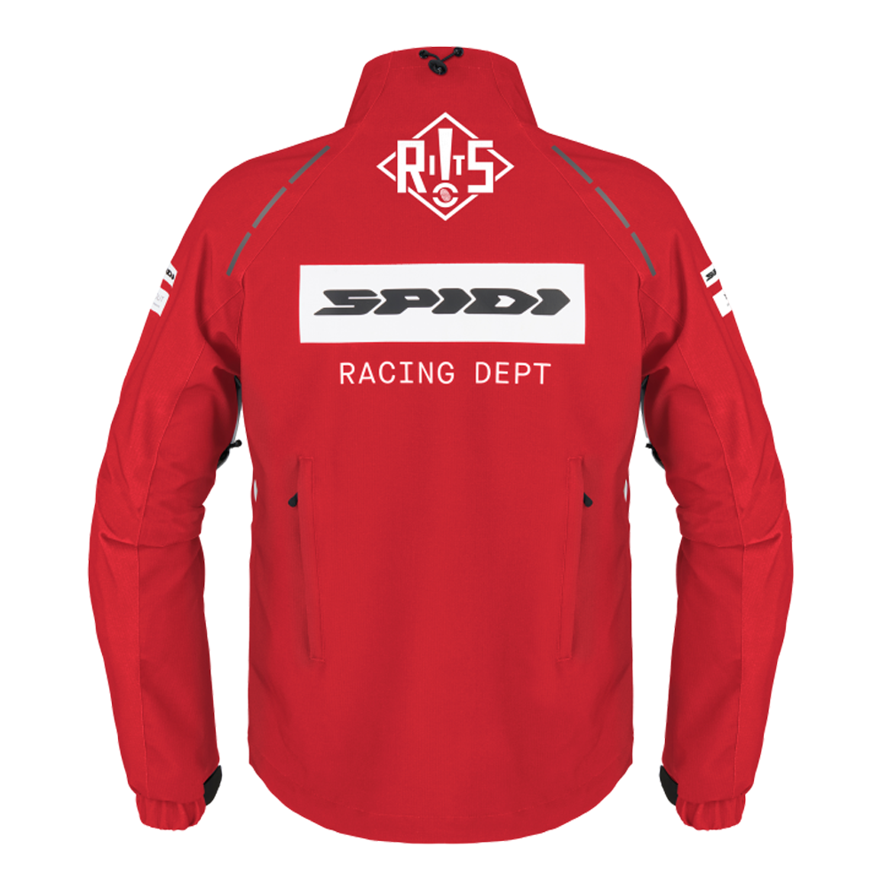 Spidi Pit Lane Highly Ventilated Motorcycle Riding Jacket (Red)