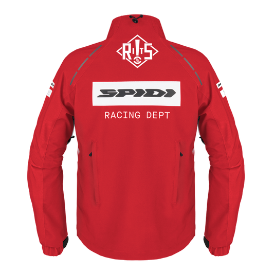 Spidi Pit Lane Highly Ventilated Motorcycle Riding Jacket (Red)