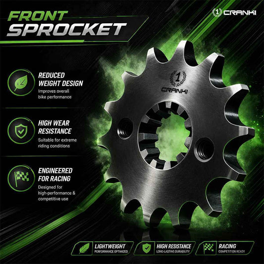 Sprocket For Triumph Tiger 800 XC (2015-2017) - Rear - CPR2014.50T - Black - CRANK1