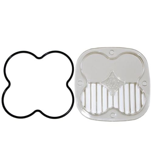 Squadron Light Pod Replacement Lens Kit Universal - Driving Combo - Clear - Baja Designs - 668403