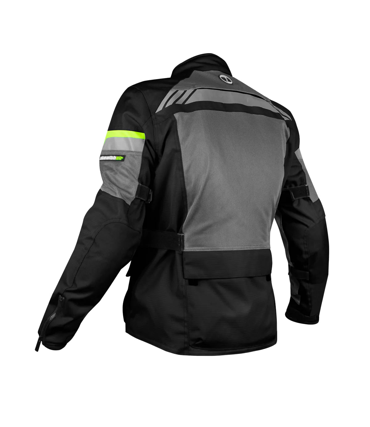 Stealth Air Pro Riding Jacket for 2 Wheelers - Black - RYNOX