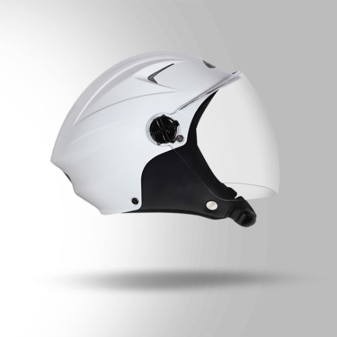 Studds Dame Bicycle Helmet - Open Face Helmets - White