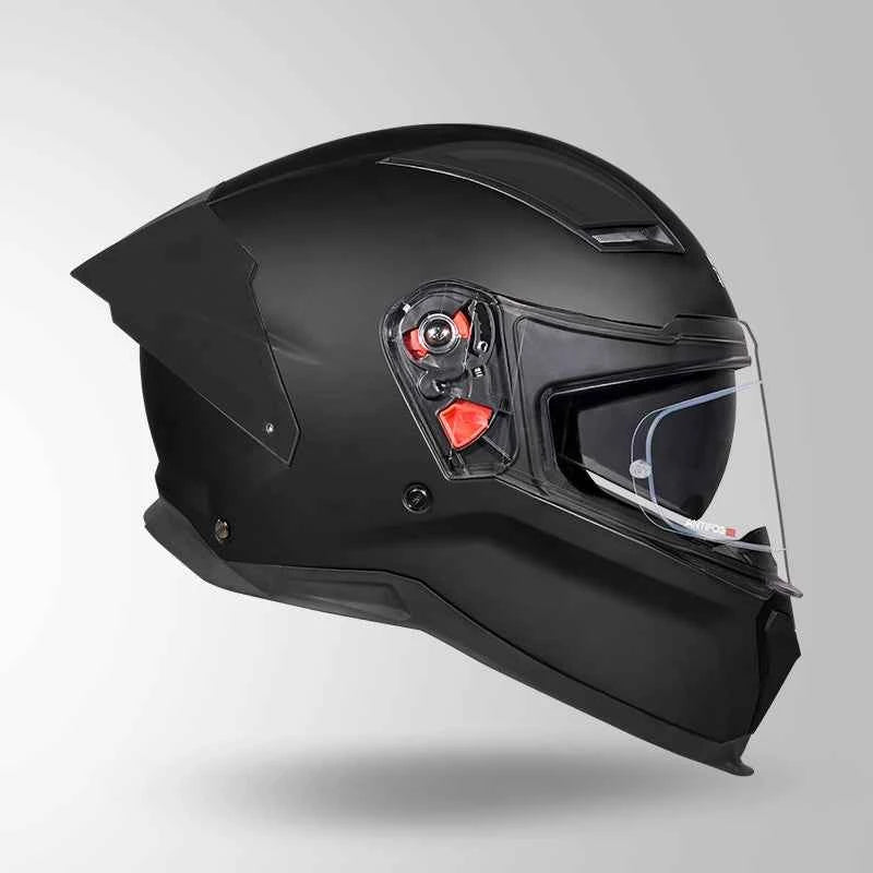 Studds-Helios Unicolor Helmet (Matt Black)