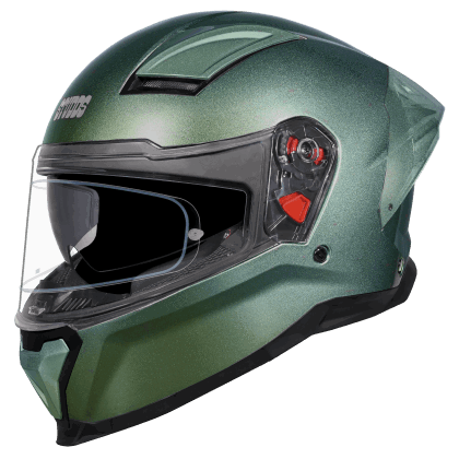 Studds-Helios Unicolor Helmet (Chameleon Blue)