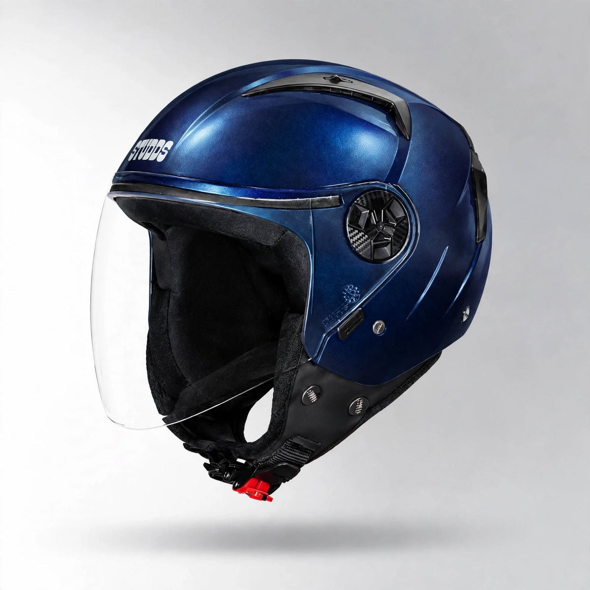 Studds N6 Open Face Helmet Vogue (Chameleon Blue)