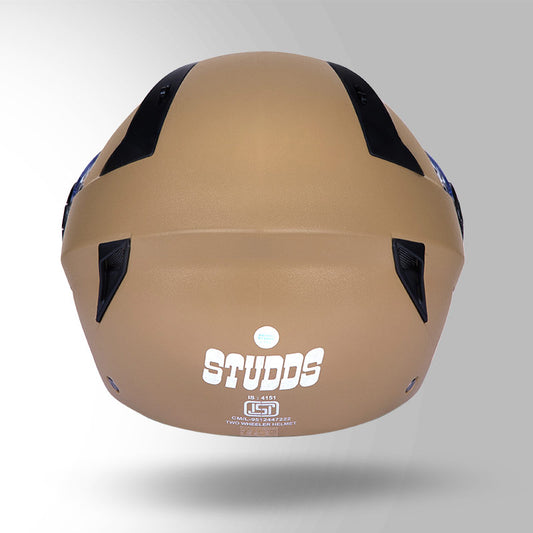 Studds Open Face Helmet - Vogue Desert Storm