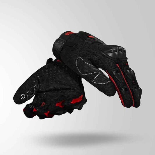Studds SMG 6 Riding Gloves Red