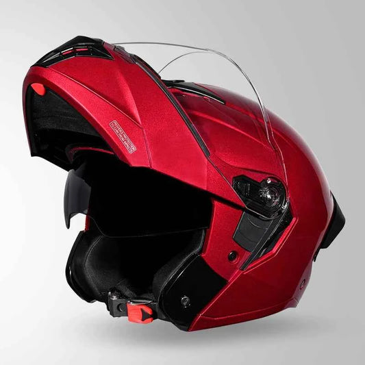 Studds Trooper DV Cherry Red - Helmet