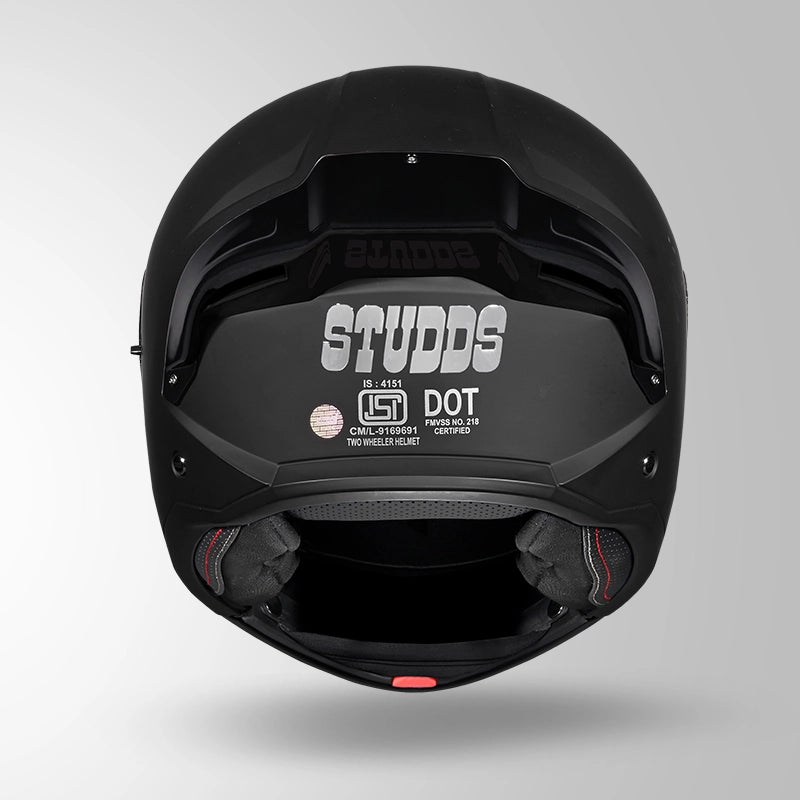 Studds Trooper DV Matt Black - Helmet