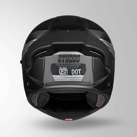 Studds Trooper Trail Matt Grey & Black / Grey - Helmet