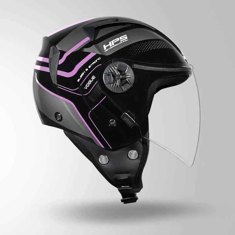Studds Vogue D1 Square Decor Black N8 - Helmet