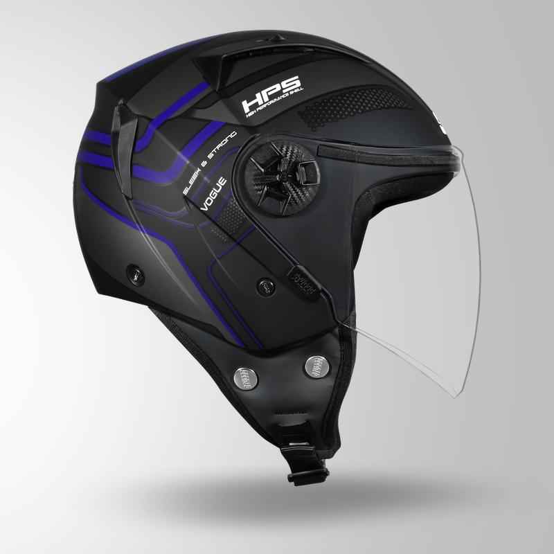 Studds Vogue D1 Square Decor Matt Black N1 - Helmet