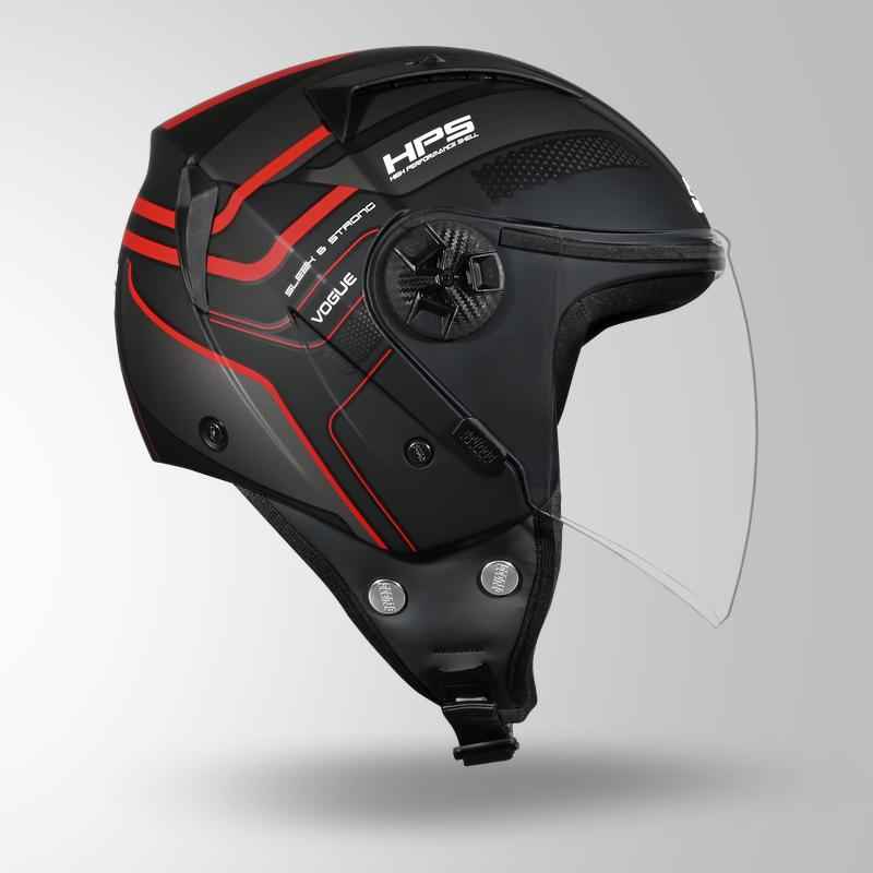 Studds Vogue D1 Square Decor Matt Black N2 - Helmet