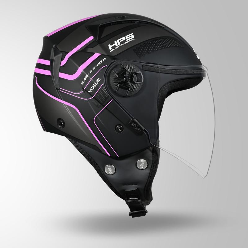 Studds Vogue D1 Square Decor Matt Black N8 - Helmet
