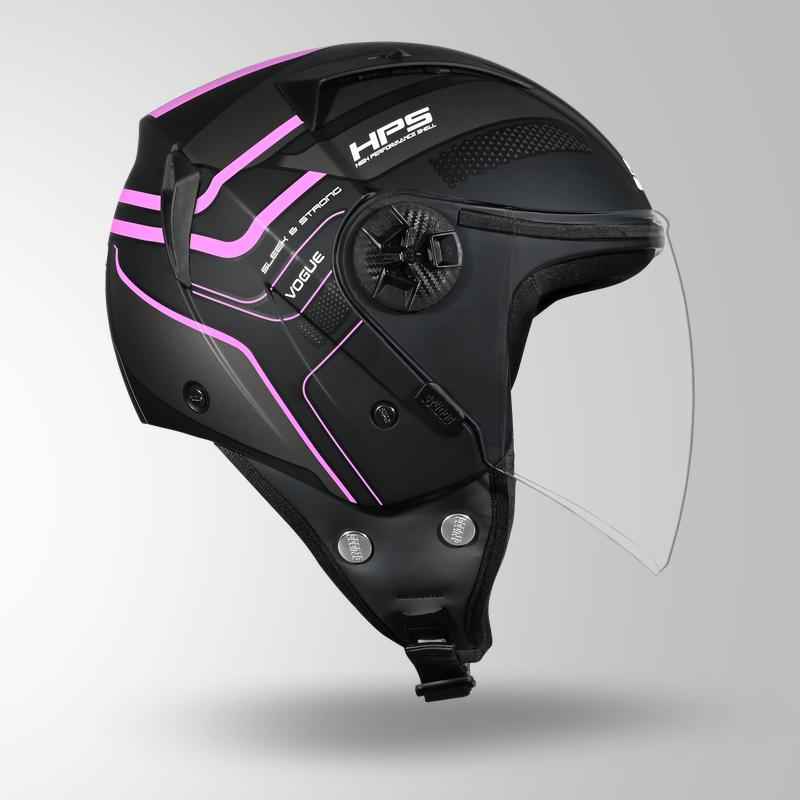 Studds Vogue D1 Square Decor Matt Black N8 - Helmet