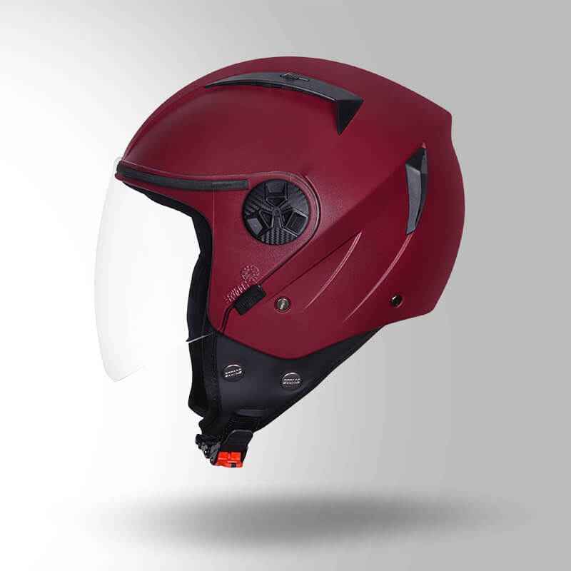 Studds Vogue Eco Maroon - Helmet