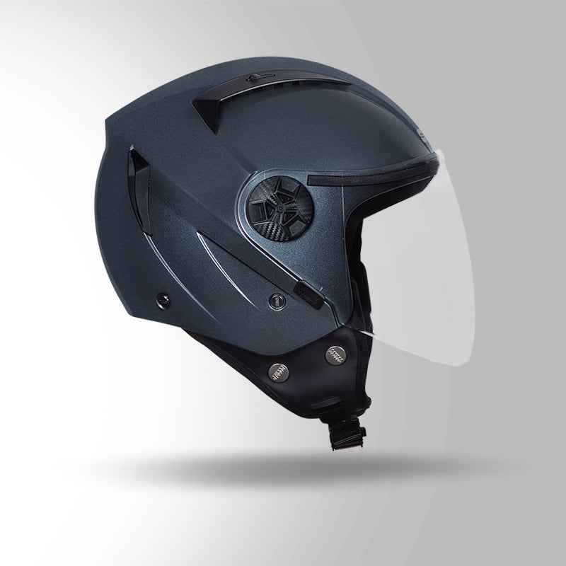 Studds Vogue Gloss Gun Grey - Helmet