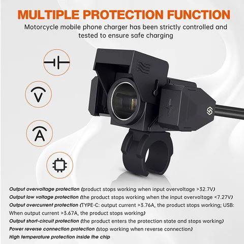 T1 Pro - Motorcycle Triple Socket Charger - Fahren