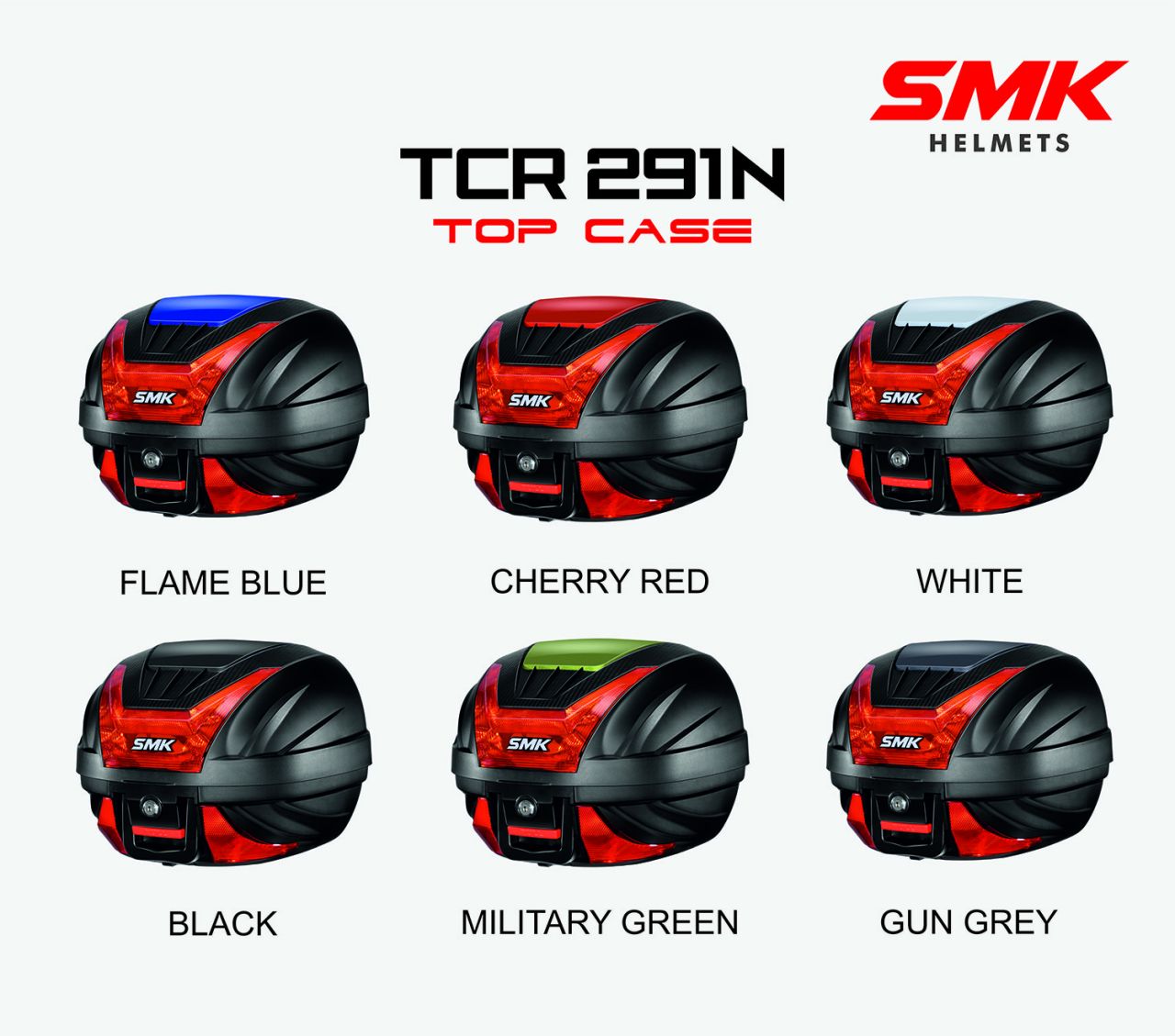 TCR 291N Series Top Case for Two-Wheelers - SMK