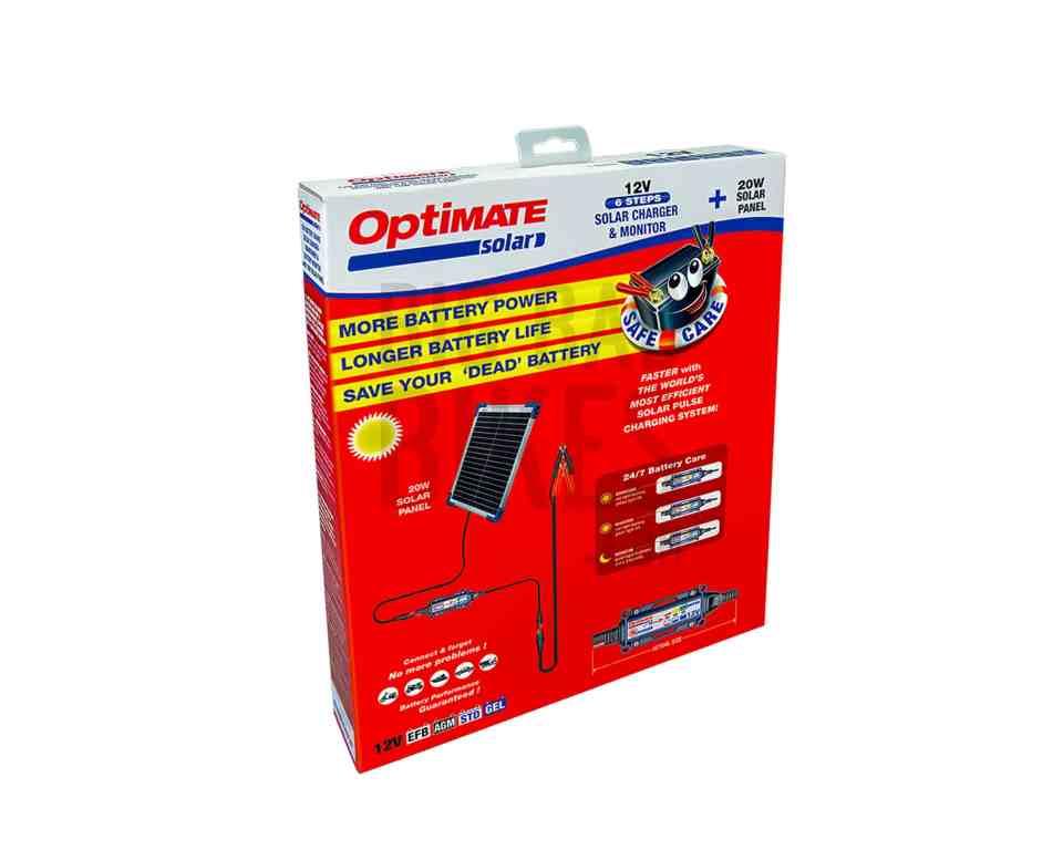 Optimate Solar Battery Charger – 2.5A, 20W