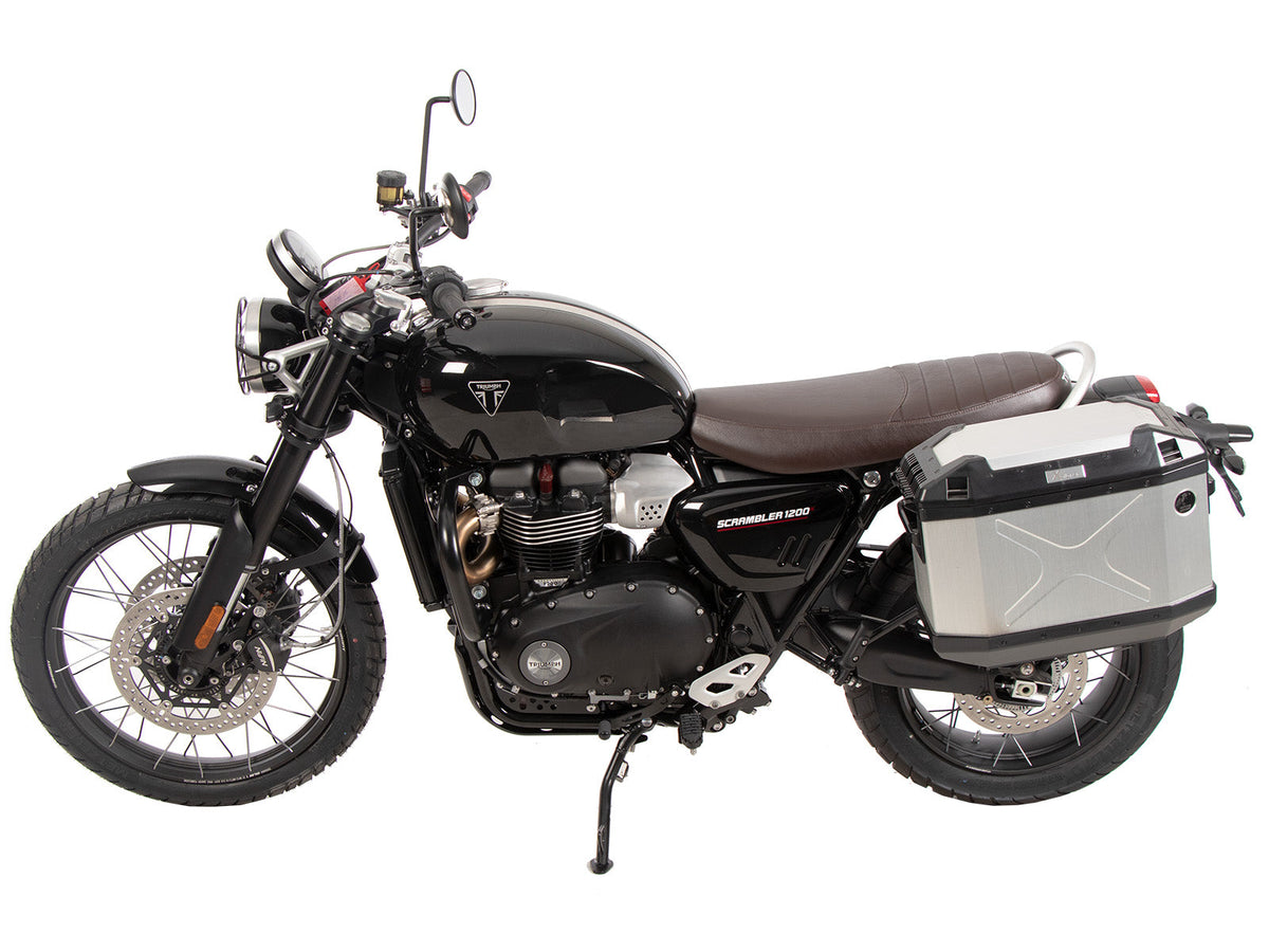 TRIUMPH SCRAMBLER 1200 X Carrier - Left Side (Permanent) - Hepco Becker - 6537667 00 01