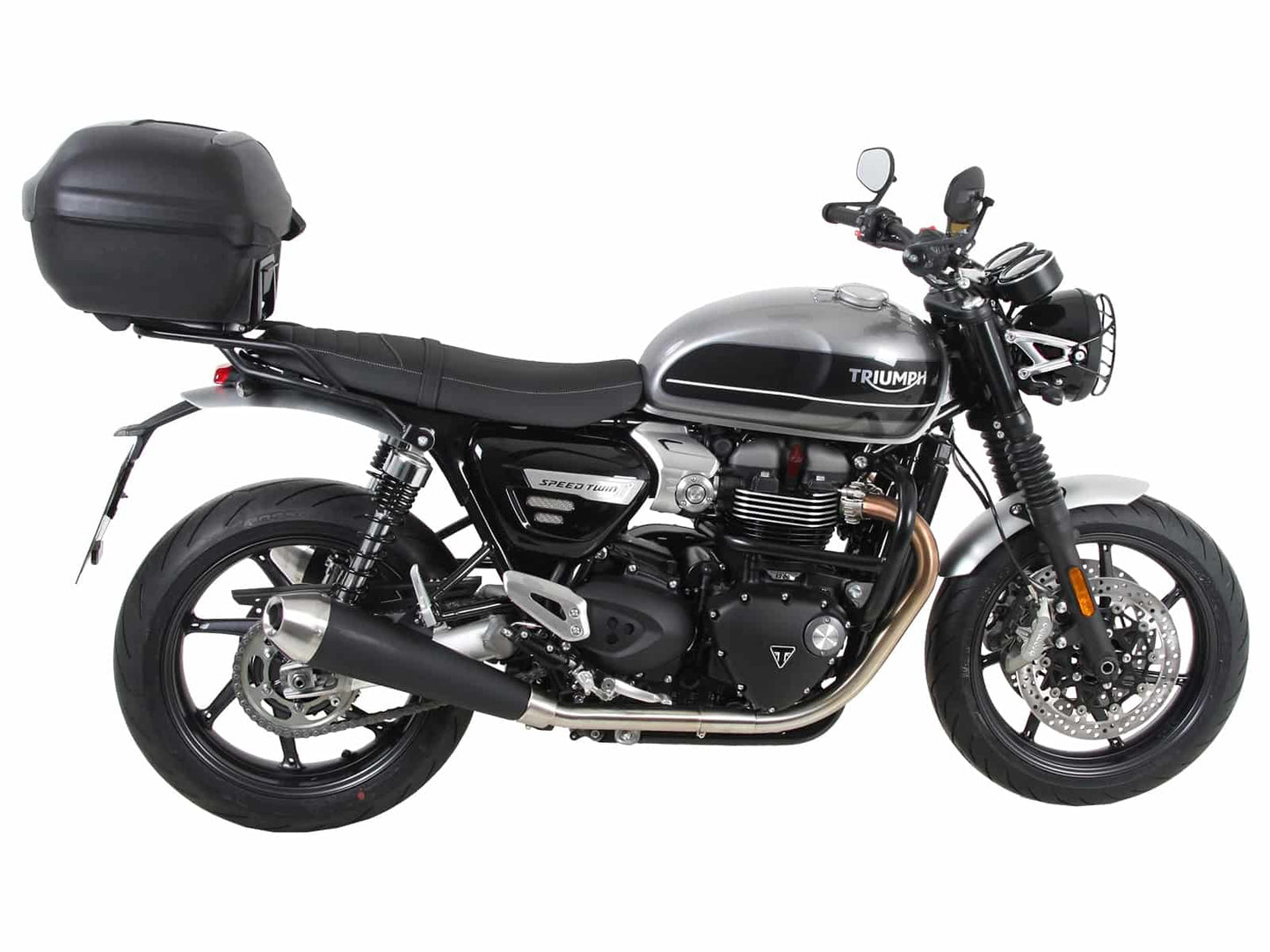 TRIUMPH SPEED TWIN 1200 / RS Carrier - Topcase Alurack - Hepco Becker - 6527647 01 01