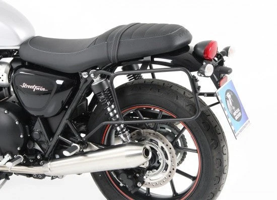 TRIUMPH Twin 900 Series Sidecases Carrier - Quick Release Black - Hepco Becker - 6537543 00 01