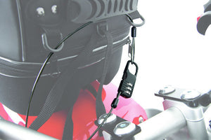 Tank Bag Accesorries Combination lock with wire rope - Hepco Becker - 7105591