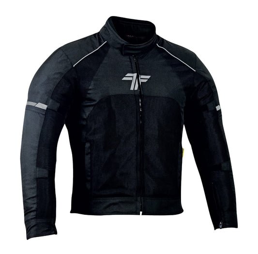 Tarmac Drifter Black Riding Jacket for Men - Level 1