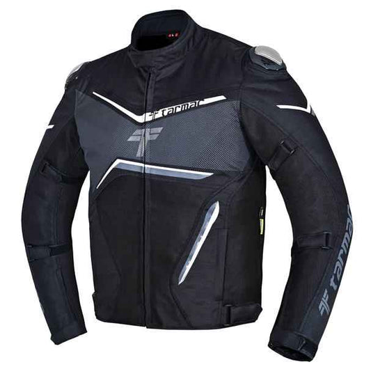 Tarmac Strike Black White Level 2 Riding Jacket