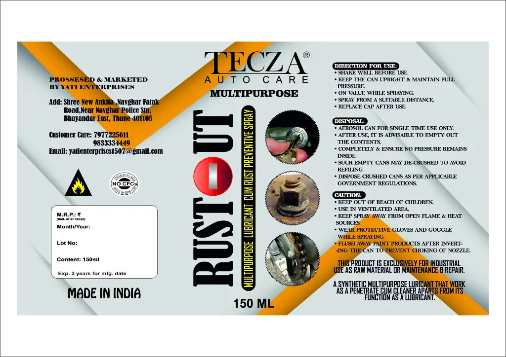 Tecza Rust Out 150ML