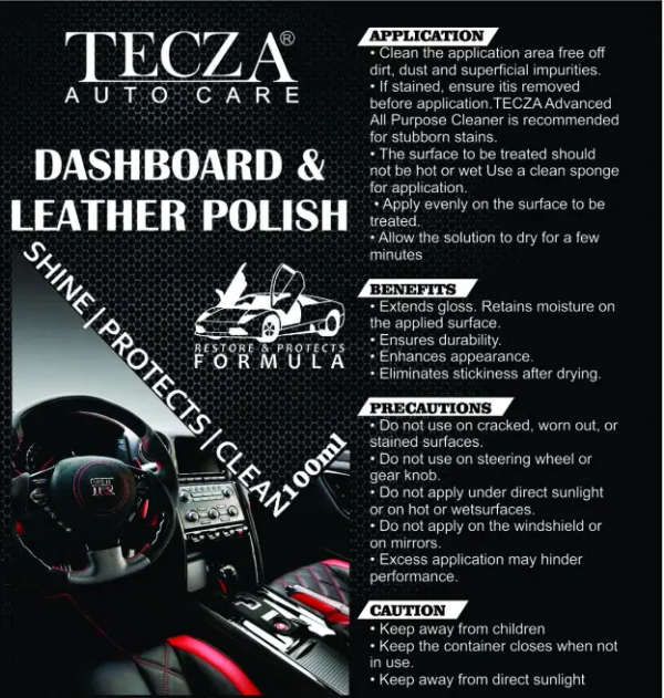 Tecza Vinyl & Leather Polish 100ML