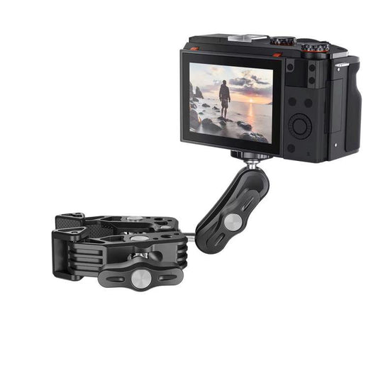 Telesin Super Crab Clamp Clip Magic Arm Mount with 1/4 screw Ball Head for GoPro Insta360 Action Camera cellphones (SC-001)