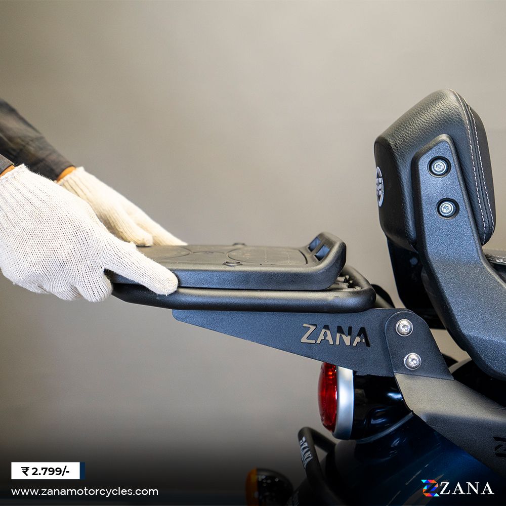 Top Rack Compatible with Royal Enfield Backrest for Super Meteor 650 by ZANA-ZI-8350
